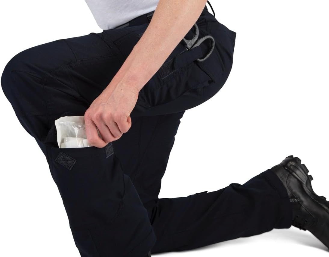 5.11 Tactical Women's Stryke EMS Pants, Regular Fit, 19 Pockets, Gusseted, Style 64418ABR, Dark Navy, 10 Long - Image 5