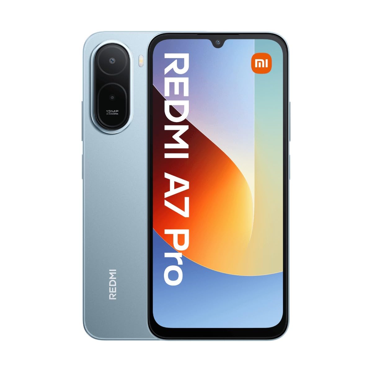 Redmi A7 Pro 4+64 Mist Blue (No Power Adapter Included) | Sin Adaptador de Corriente