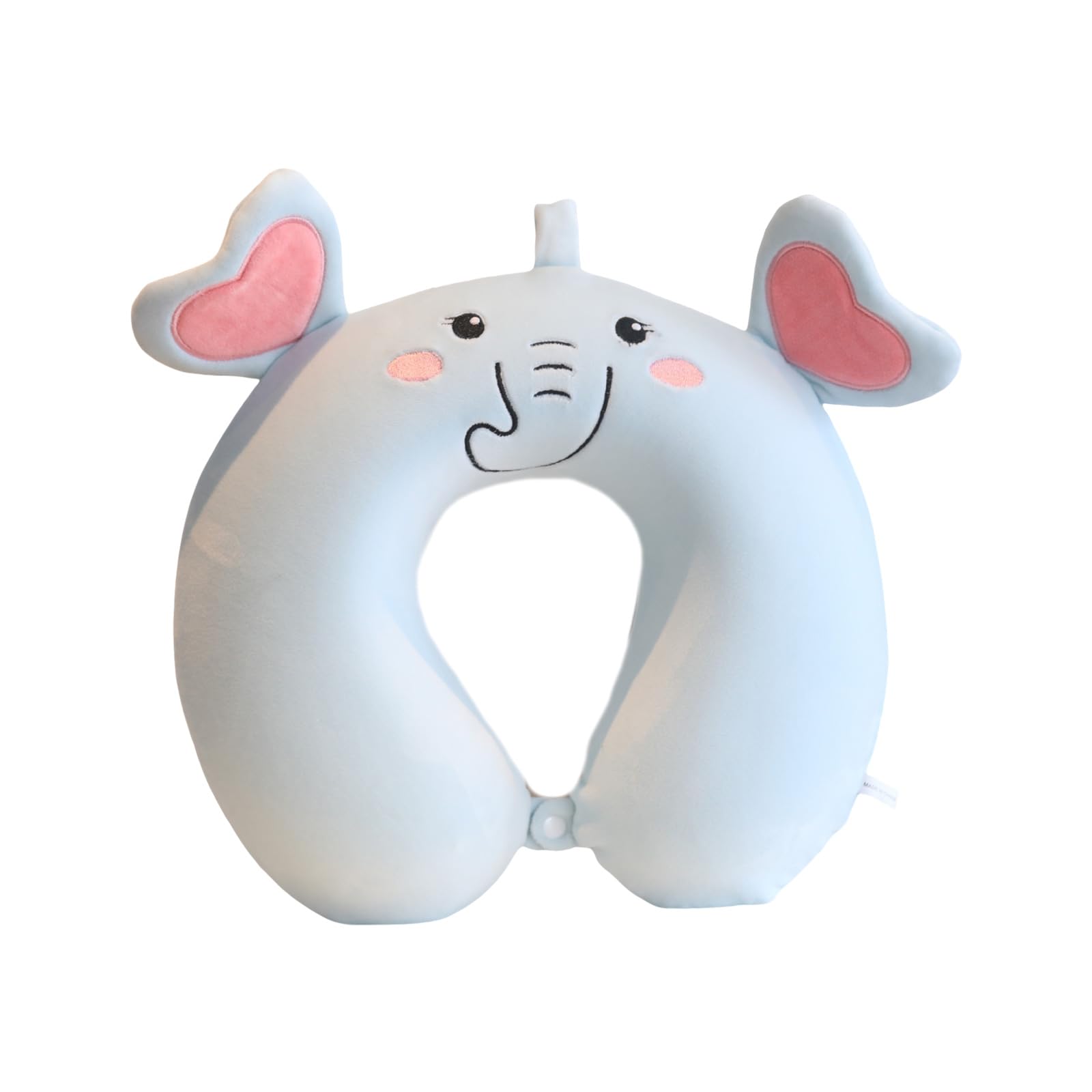 YROHGKPN Cartoon Animal Neck Pillow U Shape Memory Foam Removable Covering for Car Airplanes Comfort Animal Pillow