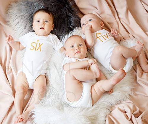 Navi - 12 Monthly Onesies - Newborn Bodysuits Gift - Baby Shower Present #TOP3