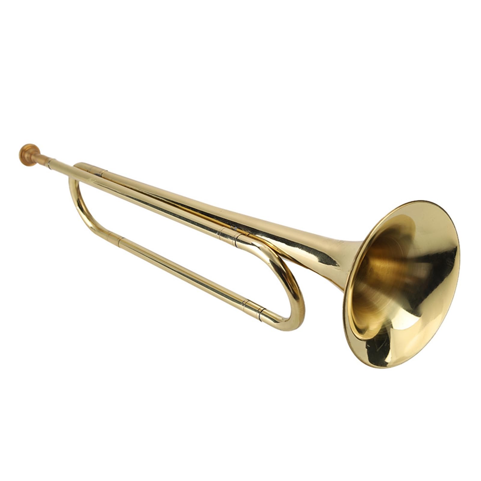 Trompette Weikeya pour fanfare scolaire, facile à utiliser, en laiton solide pour enfants et adolescents, or, Sib, durable
