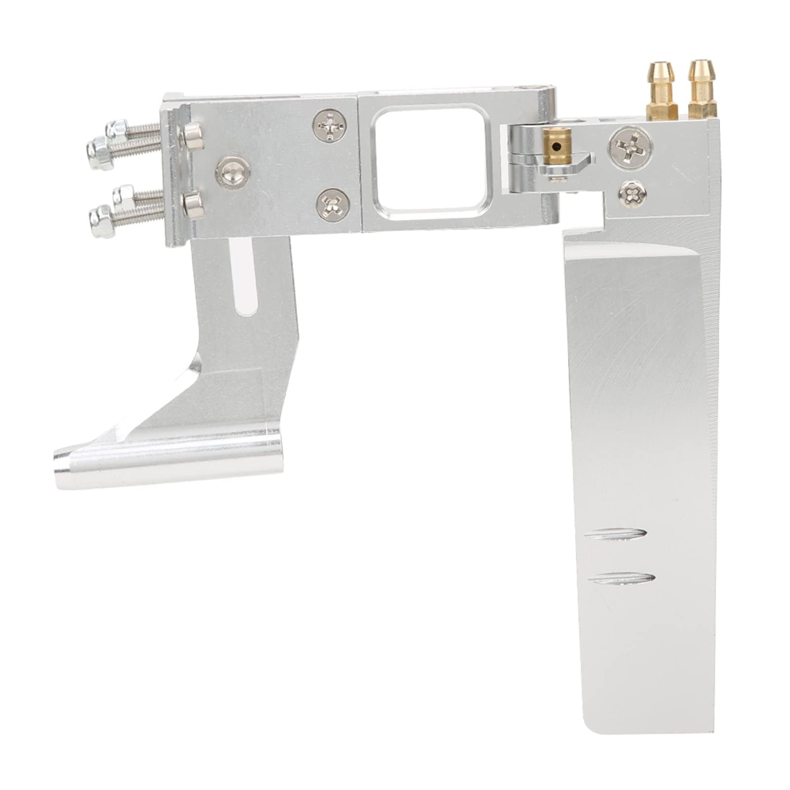 Agatige Conjunto De Timón De Barco RC, Eje Flexible De Aleación De Aluminio De 0,2 Pulgadas con Juego De Soporte Conjunto De Timón Integrado De 4,3 Pulgadas Piezas De Barco RC para El Sistema De Eje