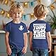 3. Geburtstag Junge T-Shirt Young WILD&Three Drucken Shirt Dritten Geburtstags Shirts für Jungen Kinder Geburtstagsshirt Sommer Kurzarm Top Baumwolle Kindershirts(Blau,3 Jahre)