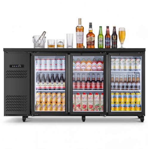 Yeego 20.5 Cu. Ft. 3-Door Back Bar Cooler