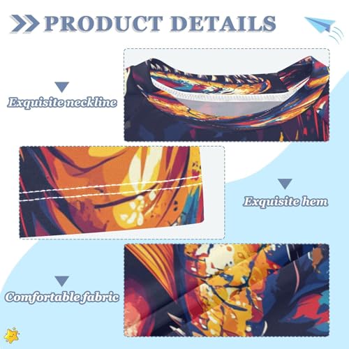 Boys Short Sleeve T-Shirts Dinosaur Monster Pattern Rashguard Kids Swim Shirts Sun UPF 50+3