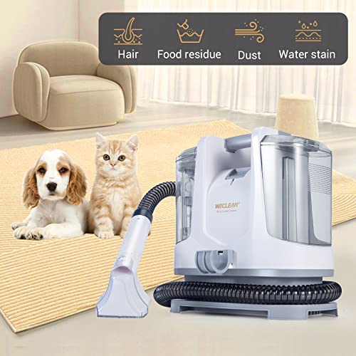WECLEAN Tapijtreiniger Machines met Handheld Tapijtreiniger Borstel, Bekleding Spot Cleaner Machine voor Autostoel Tapijt, Tapijt en Bank, Witte Spot Wash voor Vloer Diepe Reiniging voor Huisdier Thuis - Image 5