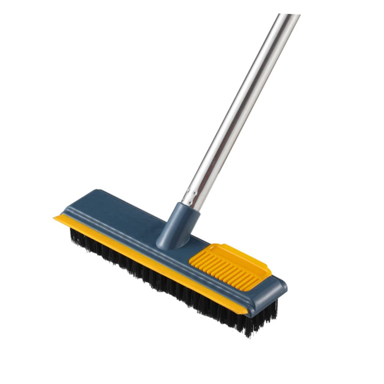 HAWILLOSCH Extendable Pet Hair Broom 74cm Floor Scraper Brush for Hardwood Tiles Grout Cleaning