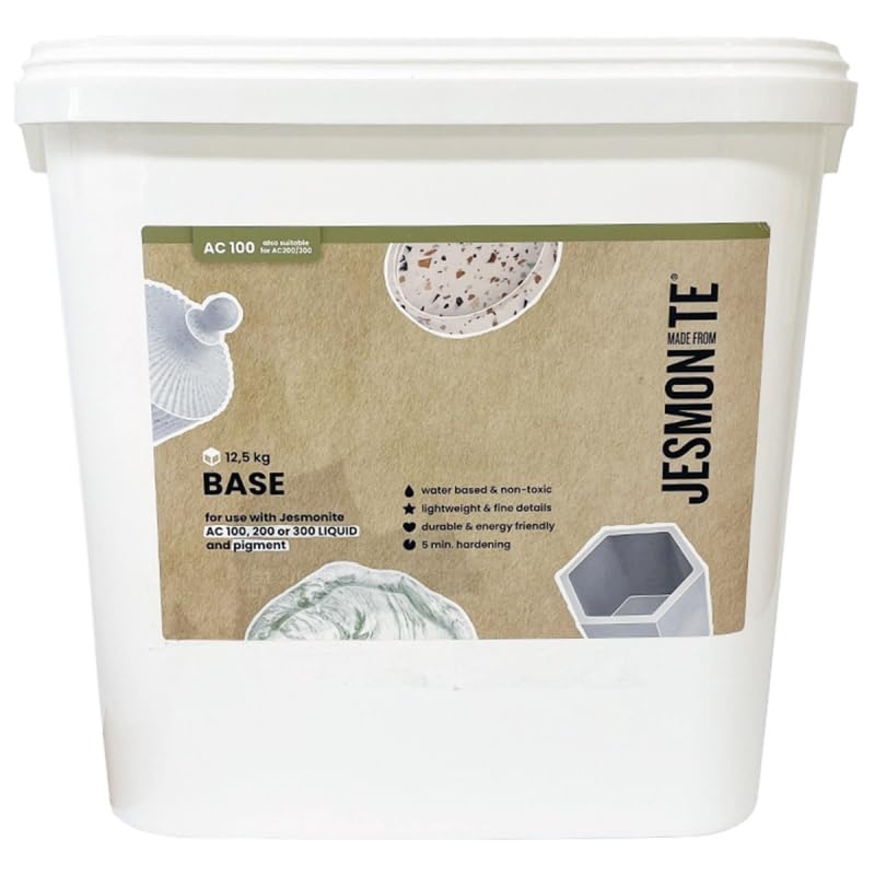 Jesmonite Base AC100 12,5kg poudre pour composite minéral et loisirs créatifs