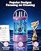 Makeup Brush Cleaner - 9000 RPM Electric Makeup Brush Cleaning Machine, IP65 Portable Make up Brush Cleaner for Makeup Sponges and Brushes (Purple) (Purple)