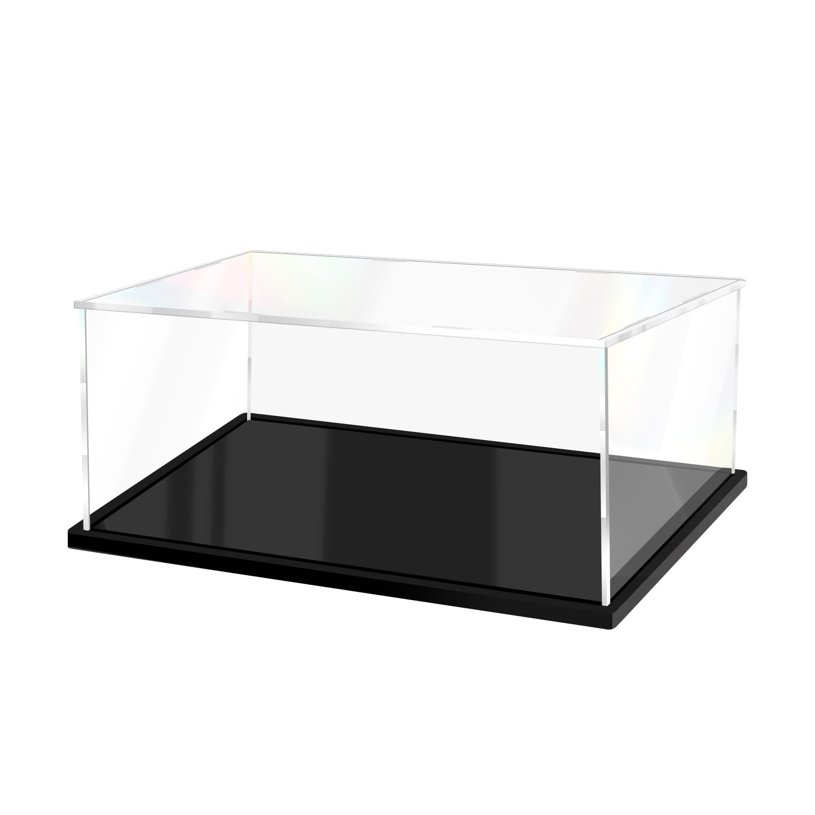 Acrylic Display Case for Lego Assemble Collectibles Acrylic Case Alternative Protective Display Case for Action Figures (13.7x9.8x5.9 inch; 35x25x15 cm)