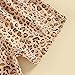 CHAUKAREAUL Toddler Girl 3rd Birthday Outfit Wild Three Birthday Short Sleeve Shirt Tops Bodysuit Leopard Print Short Set 2Pcs