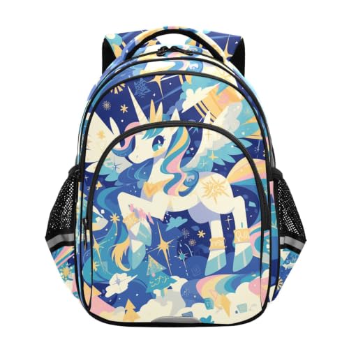 Sac à dos enfant licorne ailée pour la rentrée scolaire en maternelle et CP