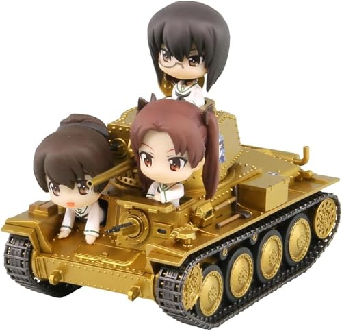PAADOTTO Girls und Panzer 38T Tank B/C Type Ending Version. Friendly Game, Non-Scale, Total Length: Approx. 3.2 inches (82 mm), Painted Finished Product PD21SP