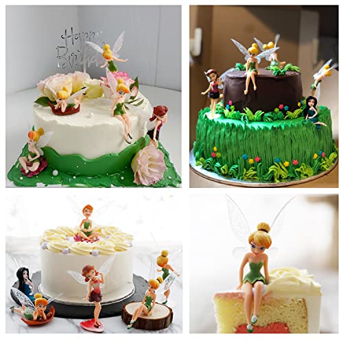 fannuoyi 6X Fairy Miniature Figurine Garden Ornament Plant Pot Craft Dollhouse Decoration
