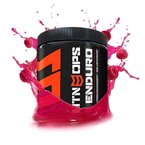 Mtn Ops Enduro Nitric Oxide Supplement & Energy Drink Mix With L Arginine & L Citrulline, Boost Oxygen With Caffeine Free Pre Workout, Raspberry Flavor, 30 Servings #TOP7