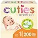 Cuties | Skin Smart, Absorbent & Hypoallergenic Diapers with Flexible & Secure Tabs | Bulk Case | Size 7 | 200 Count