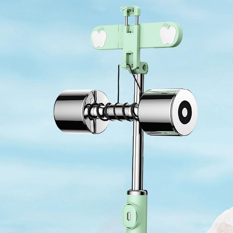 Trípode de aluminio Qudinip con acabados resistentes y luz dual 5