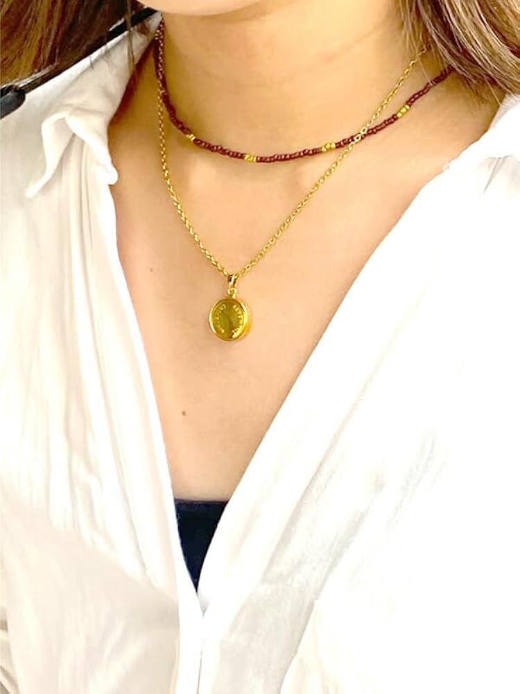 Amazon | [セブンプラス] 電磁波 ネックレス ソル・マーネ・ミニ