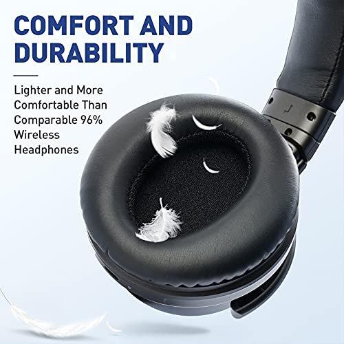 Tapela E7 Pro Wireless Active Noise Cancelling Headphones, Over Ear Bluetooth Headphones with Microphone/Deep Bass… - Image 5