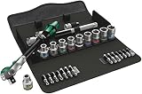 Wera Zyklop Speed-Knarrensatz 8100 SC 6 1/2 Zoll, Antrieb, metrisch, 28-teilig...