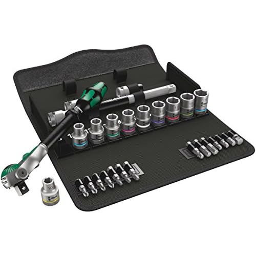 Wera Zyklop Speed-Knarrensatz 8100 SC 6 1/2 Zoll, Antrieb, metrisch, 28-teilig, 05004076001