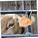 COLLBATH 2kg Creative Livestock Salt Licking Brick Goats Cows Deer Mineral Block