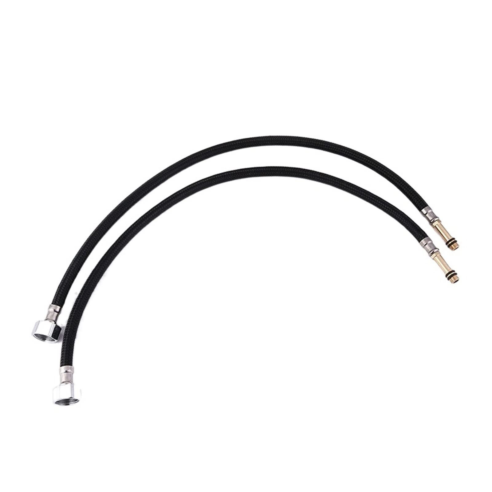 Youngran Cuivre Noir G1 / 2 "60cm / 80cm De Mélangeur Flexible/À Chaud Robinet d'alimentation en Eau des Tuyaux De Tuyaux De Robinet De Salle De Bain Leisurely