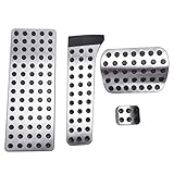 amg bremssattel abdeckung Einfach zu installieren, geeignet für Mercedes-Benz C E S Glk SLK CLS Sl-Class W203 W204 W211 W212 W210 Amg. Inklusive Kraftstoff- / Kupplungs- / Bremspedalabdeckung, ideal zum Ersetzen alter oder beschädigter Pedale