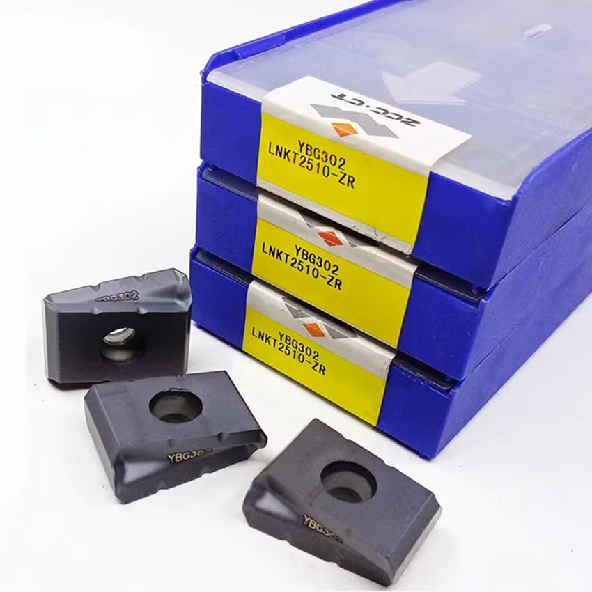 Tool Part for LNKT2510-ZR YBG302/LNKT2510-ZR YBM351/LNKT2510L-ZR YBD252/LNKT2510-ZR YBD252 LNKT2510-ZR CNC Inserts 5pcs/Box - (Angle: LNKT2510L-ZR YBD252 / Shank Diameter: 5pcs (1 Box))