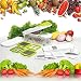Produktbild Dicer Express Schneideutensil Mandoline Gemüseschneider, Gemüsehobel, Schneider and Julienne Hobel 11 Teile, Handschutz. Edelstahl