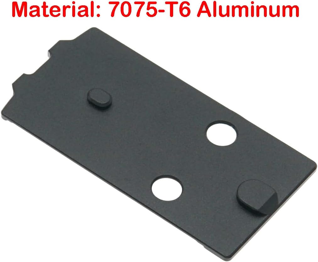 DPP Titanium Optic Adapter Plate for SIG P320 M17 M18 Civilian Version Compatible with Holosun 407K 507K EPS Carry EPS RomeoZero Osight K S SE RMSc 320-M17-RMSc