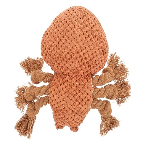 MERRYHAPY Halloween Rope Spider Dog Interactive Chewing for Dogs Durable Puppy Plaything Pet Companion for Chewing and Tugging