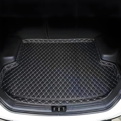 Tapis de coffre en cuir pour Volkswagen Golf 2009-2013 imperméable noir