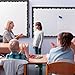 Dunzoom 68.9 ft Magnetic Bulletin Board Border Magnetic Whiteboard Strips Rolls for Classroom Chalkboard Trim School Office Chalkboard Decoration(Black with White Squiggles)