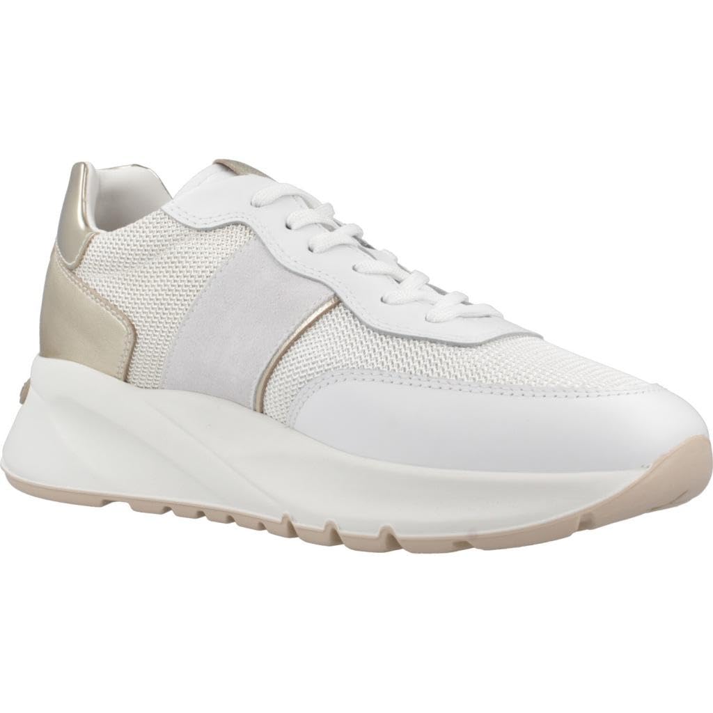 Nero Giardini E512862D Sneakers Donna in Pelle, Tela E Materiale Tecnico