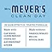 MRS. MEYER'S CLEAN DAY Liquid Dish Soap Refill, Biodegradable Formula, Rain Water, 48 fl. oz