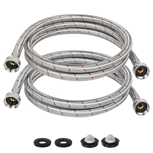 Juwo 6 Ft Washing Machine Hoses cover