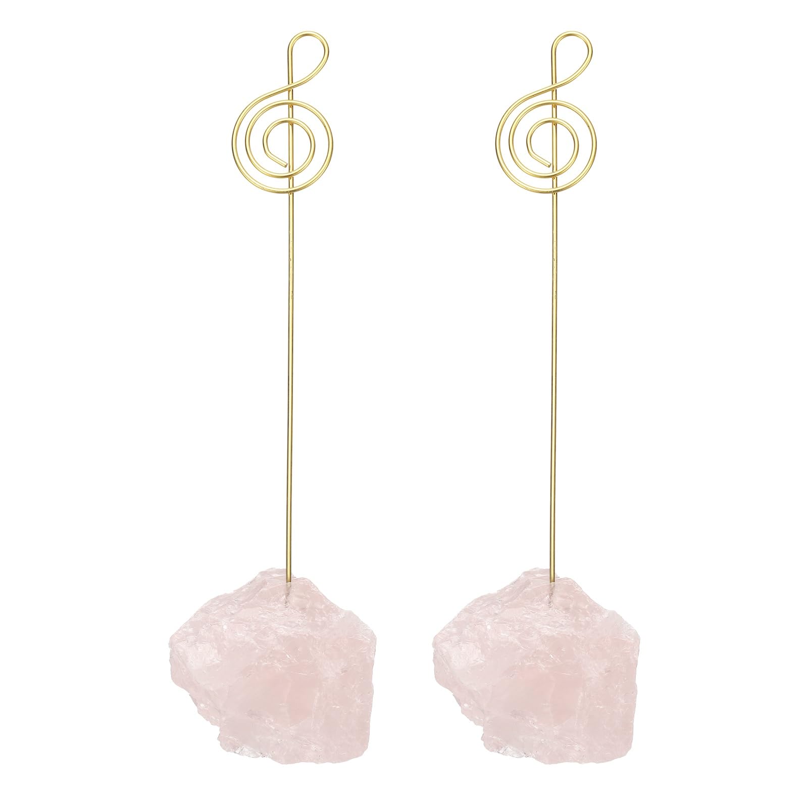 Support de numéro de table note de musique en fer rose déco bureau