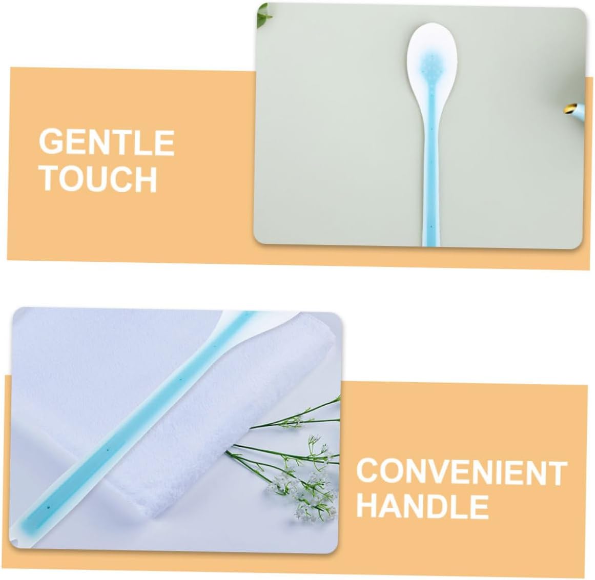 FOMIYES 2pcs Back Lotion Applicator Tool for -Application of Cream Oil and Medication Soft Bristles for Gentle Use Convenient for Elderly Men and Women