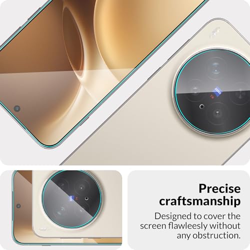Image of FIRST MART Military-Grade Tempered Glass for Vivo X300 Pro With Clear Camera Lens Protector & Installation Kit | Edge to Edge Coverage, Case Friendly, Anti-Scratch | Crystal Clear
