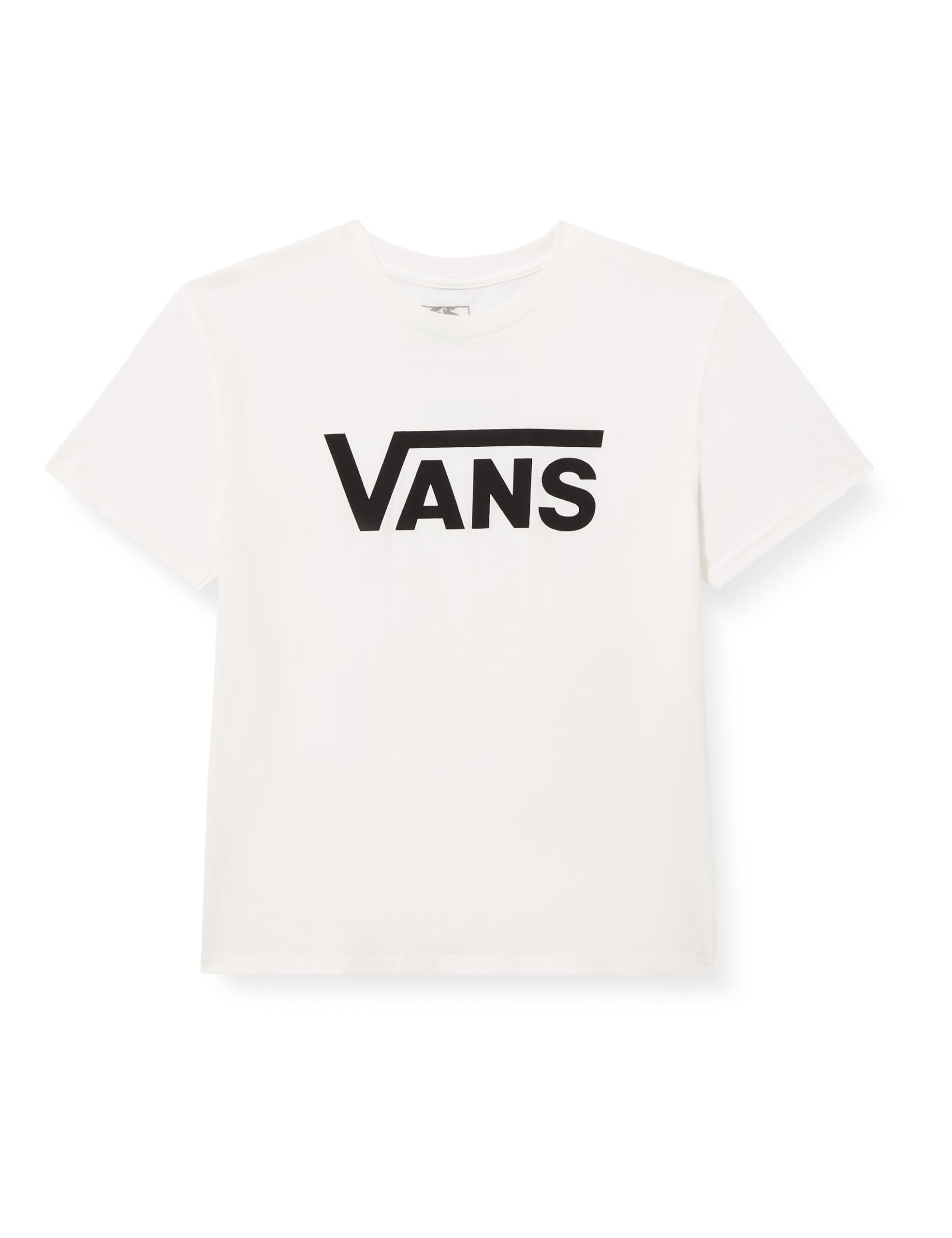 Vans Classic Drop V SS Crew Tee-B, White and Black, 10