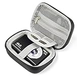 MoKo Digital Camera Case for Kodak PIXPRO FZ55/FZ45/CAMKORY DC403 FHD 1080P/Canon IXUS 285 HS/STUOGYUM DC402-AF, Small Cute Travel Carrying Protective Camera Case Bag with SD Card Slots, Black