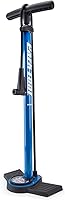 Park Tool PFP-10 Bicycle Floor Pump: 160 PSI Locking Universal Head for Presta & Schrader Valves, Long Hose & Giant Gauge