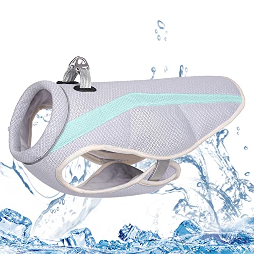 HOCHEI Casaco refrescante para cães - Jaqueta de casaco de resfriamento para animais de estimação -