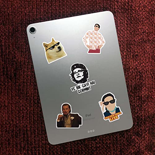Image of CodersParadise 61-Piece Funny Meme Stickers Pack | Vinyl, Self-Adhesive Stickers for Laptop, iPhone, Water Bottles & Computer