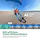 AKASO 360° Action Cam Creator-Set - 5.7K 72MP 360 Grad Actionkamera mit 256GB Speicherkarte Duale 1/2 48MP Sensoren, 2.29’’ Touchscreen, Unsichtbarer Selfie Stick, 360° Horizon Lock und AI-Verfolgung