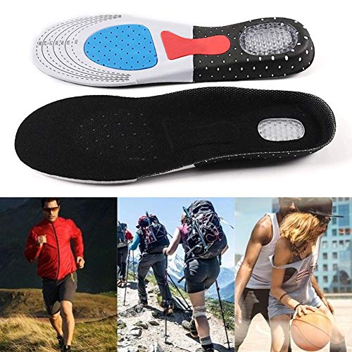 Febelle Unisex Cuidado de los pies Zapatos de cojín para hombres Plantillas ortopédicas Almohadilla Suela Mujeres Zapatos de gel de silicona Almohadilla de múltiples tamaños Pies operados Cómodo talón