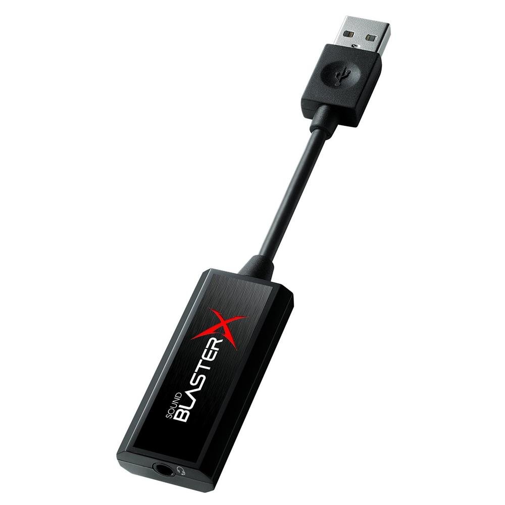 Creative Sound Blaster X 70SB171000000, Przenośna Karta Dźwiękowa z 7.1 i Wzmacniaczem, Czarny