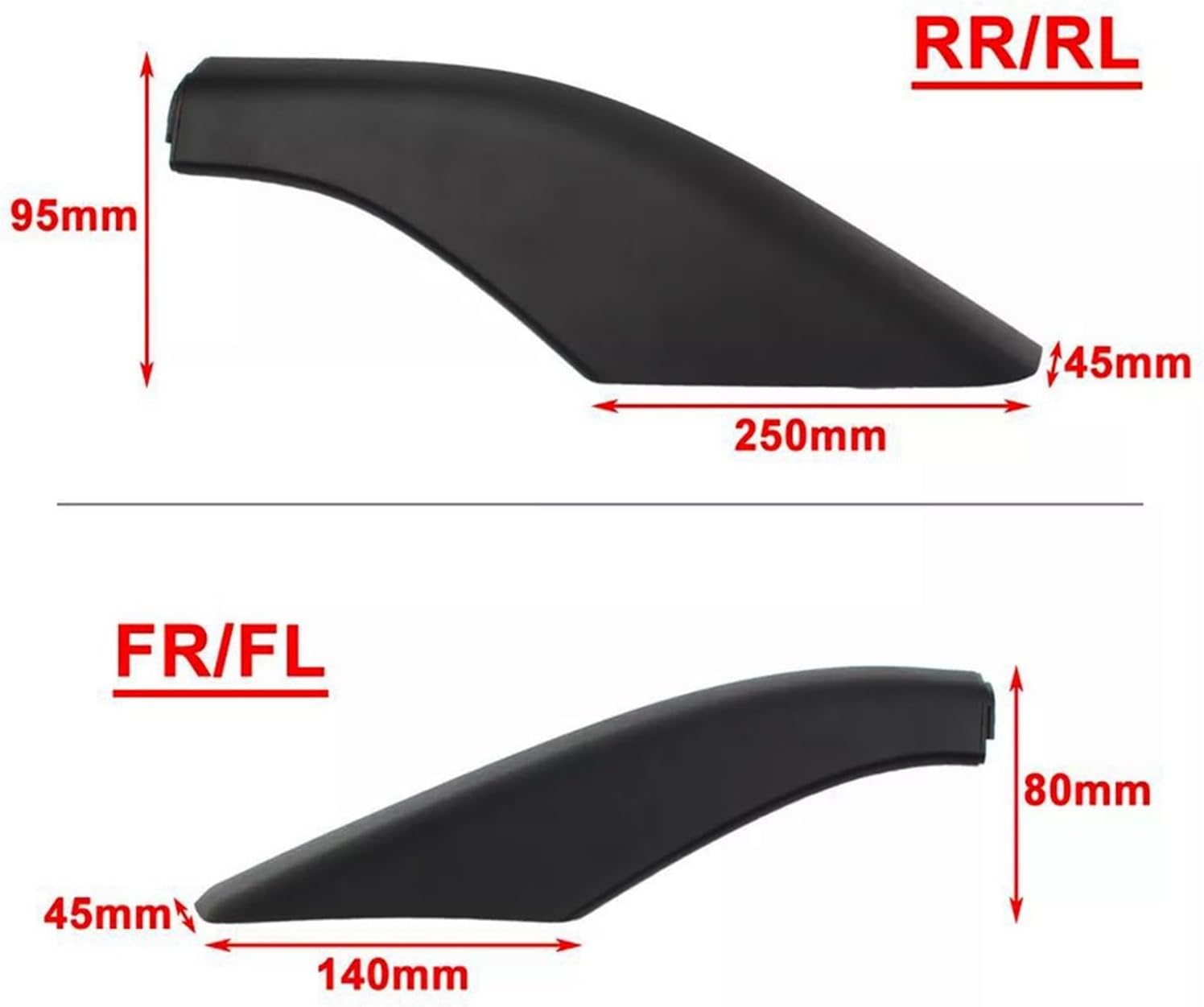 ブラック カールーフラックバーレールエンド保護カバーシェル カースタイリングルーフラックカバー ランドローバーフリーランダー2 20