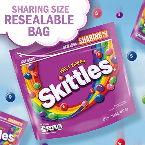 Skittles Wild Berry Chewy Candy, Sharing Size, 15.6 Oz Bag #TOP2